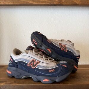 New Balance 1000 Nautical‎ Coral Sneakers Kids Size 2 PC1000FL